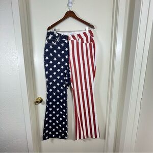 NWOT Judy Blue Woman’s Plus Size Jeans with Stars and Stripes 16W